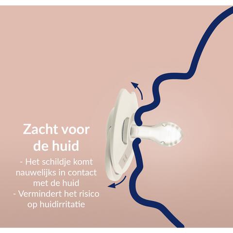 Difrax LOVI Prime Fopspeen Coconut/Ivory 18+ maanden