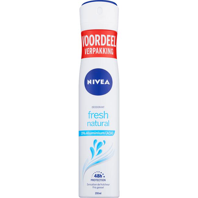 NIVEA Fresh Natural Deodorant Spray 200 ML