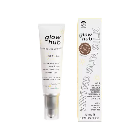 Glow Hub Defend Yourself Face Sunscreen Tinted Spf30 Never Without 50Ml