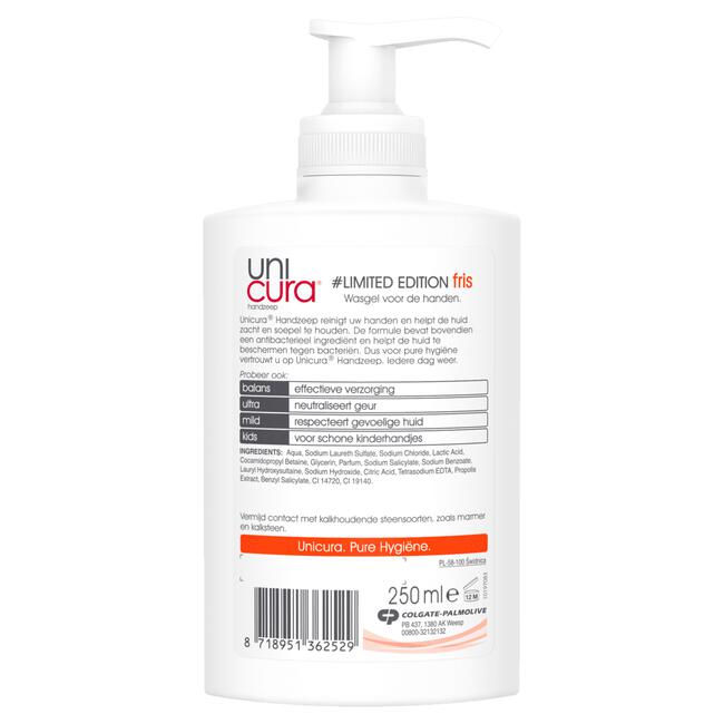 vaardigheid Accor kubiek Unicura Delfts Blauw Limited Edition Handzeep 250 ML 250 ML | Etos