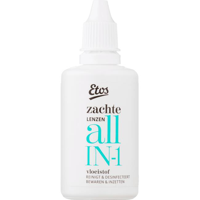 mooi Pidgin long Etos All-in-1 Zachte Lenzen Vloeistof 50 ML 50 ML | Etos