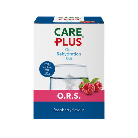 Care Plus O.R.S Sachets Framboos 10 stuks