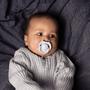 Difrax LOVI Prime fopspeen 6-18 M Baby Blue/Blue