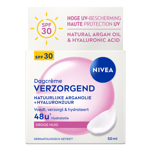NIVEA Essentials 24u Voedende Dagcrème SPF 30 Droge Huid 50 ML