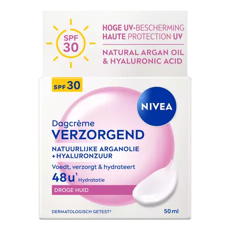NIVEA Essentials 24u Voedende Dagcrème SPF 30 Droge Huid 50 ML