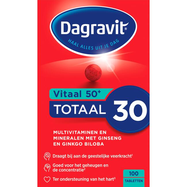 Dagravit Vitaal 50+ 100 tabletten