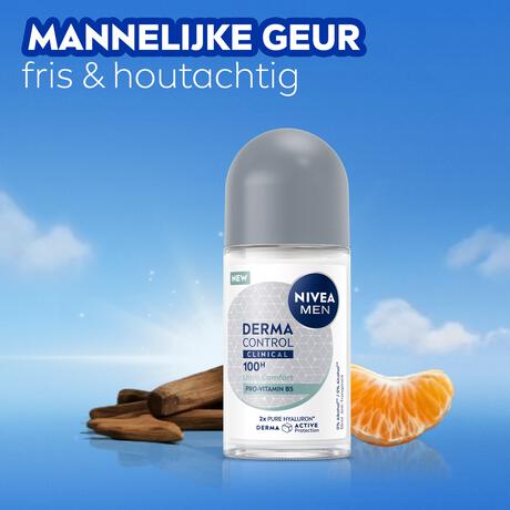 NIVEA MEN Derma Control Clinical Ultra Comfort Deodorant Roller 50 ML