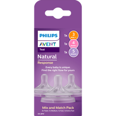 Philips Avent Natural Response Flesspeen Mix&Match 1m+SCY906/03