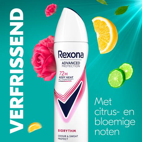 Rexona Woman Advanced Protection Biorythm Deodorant Spray 150 ML