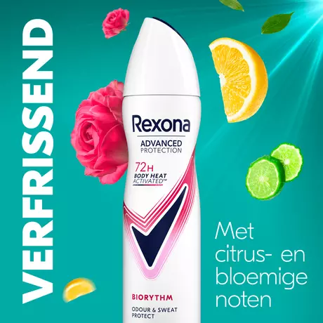 Rexona Woman Advanced Protection Biorythm Deodorant Spray 150 ML