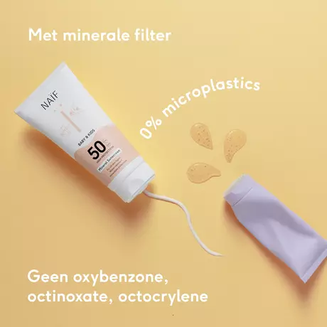 Naïf Baby & Kids Minerale Zonnebrandspray SPF 50 0% Parfum 100 ML