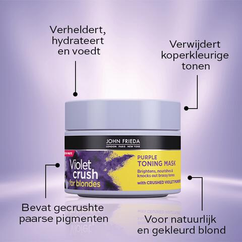John Frieda Violet Crush Purple Toning Mask 250 ML