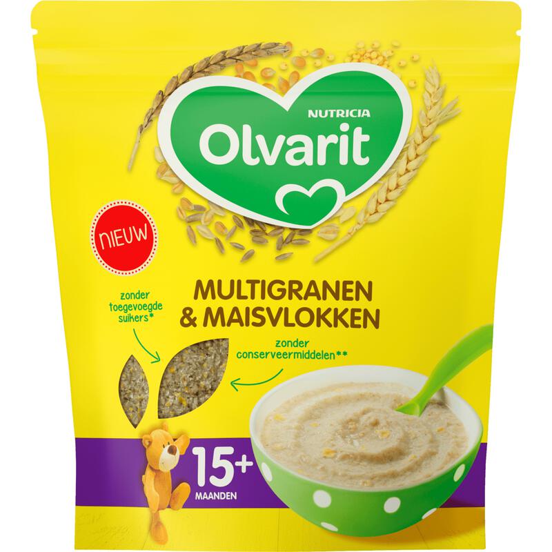 Olvarit Multigranen & Maisvlokken 15+ Maanden 200 gram