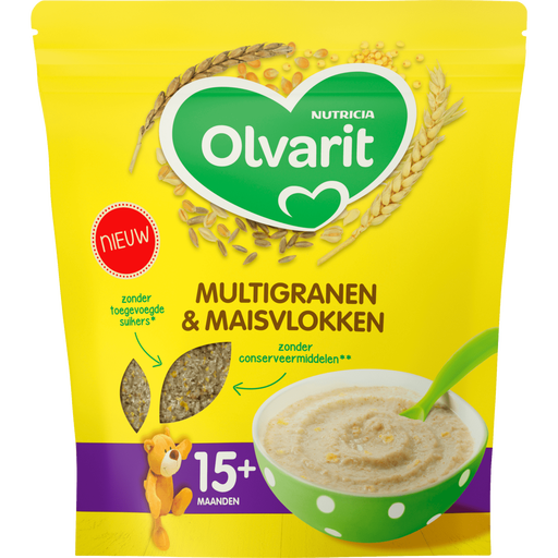 Olvarit Multigranen & Maisvlokken 15+ Maanden 200 gram