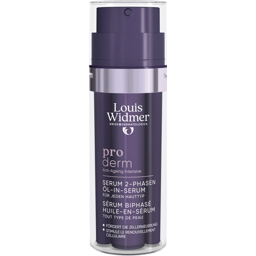 Louis Widmer Proderm Tweefasig Serum Olie-In-Serum Licht Geparfumeerd 35 ML