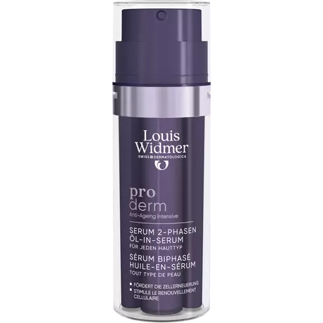 Louis Widmer Proderm Tweefasig Serum Olie-In-Serum Licht Geparfumeerd 35 ML