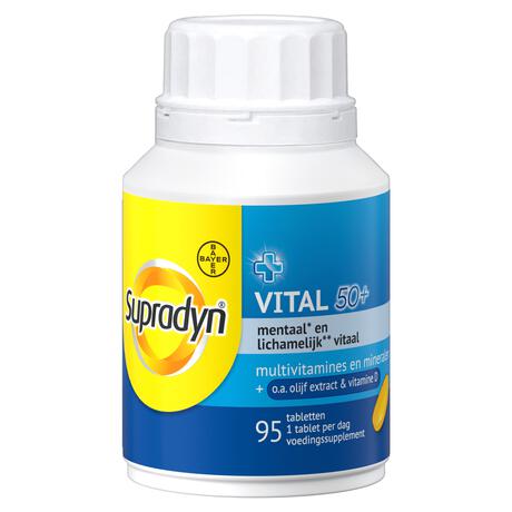 Supradyn Vital 50+ multivitamines voor vijftigplussers  95 tabletten