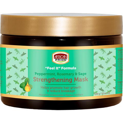 African Pride Peppermint, Rosemary en Sage Versterkend Masker