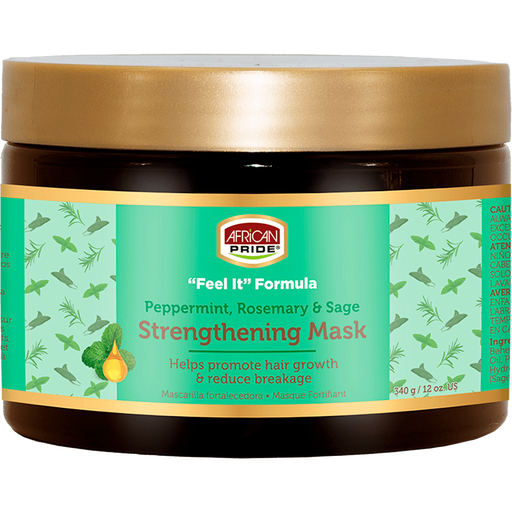African Pride Peppermint, Rosemary en Sage Versterkend Masker 340 GR