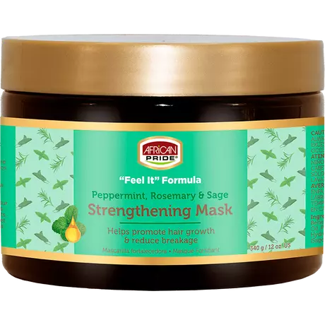 African Pride Peppermint, Rosemary en Sage Versterkend Masker 340 GR