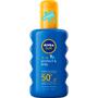 NIVEA SUN Kids Zonnebrand Hydraterende Groen Gekleurde Zonnespray SPF 50+ 200 ML
