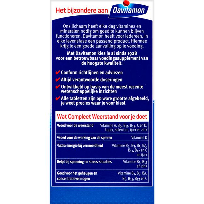Davitamon Compleet Weerstand Vitamine C & D tabletten
