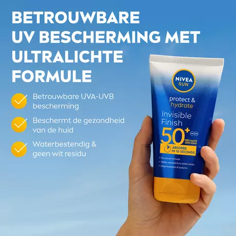 NIVEA SUN Protect & Hydrate Invisible Finish SPF 50+ 150 ML
