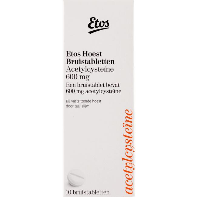 Etos Hoest Bruistabletten Acetylcysteïne 600 MG