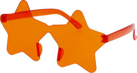 Koningsdag Zonnebril Ster Oranje