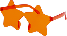 Koningsdag Zonnebril Ster Oranje