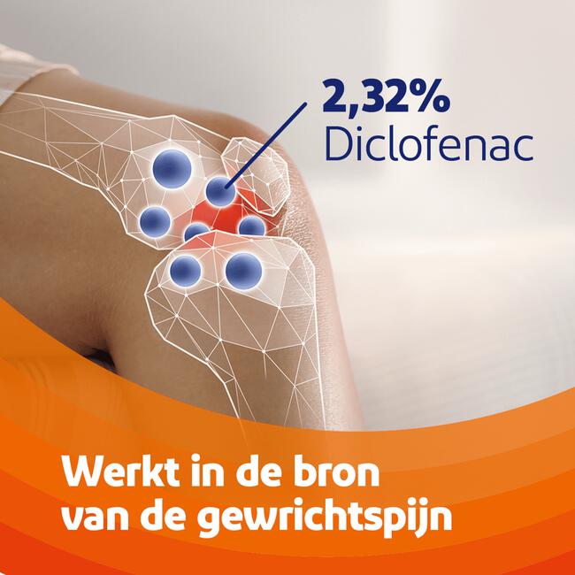 Voltaren Emulgel Extra Sterk 2,32% (Diclofenac) Bij Gewrichtspijn In Knie En Vinger 50 GR