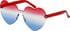 Koningsdag Zonnebril Hartjes Rood Wit Blauw