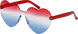Koningsdag Zonnebril Hartjes Rood Wit Blauw