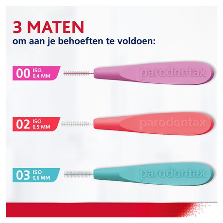 Parodontax Interdentale Ragers Maat 2 0,5 mm 6 stuks