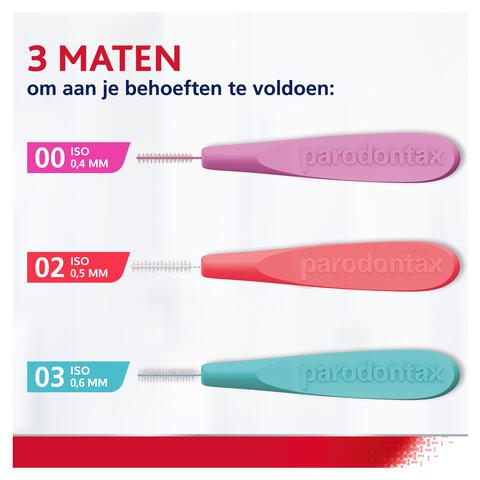 Parodontax Interdentale Ragers Maat 2 0,5 mm 6 stuks