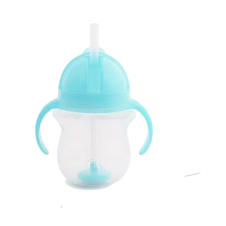 Munchkin Click Lock Tip & Sip Rietjesbeker Blauw 207 ML