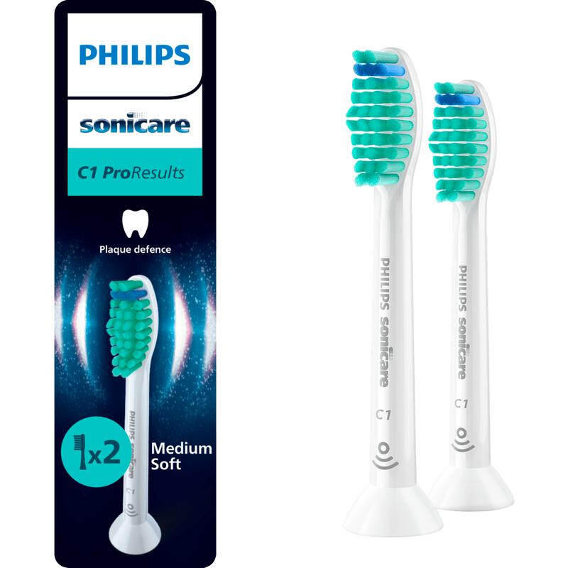 Philips Sonicare ProResults Opzetborstels Wit HX6012/87 2 stuks