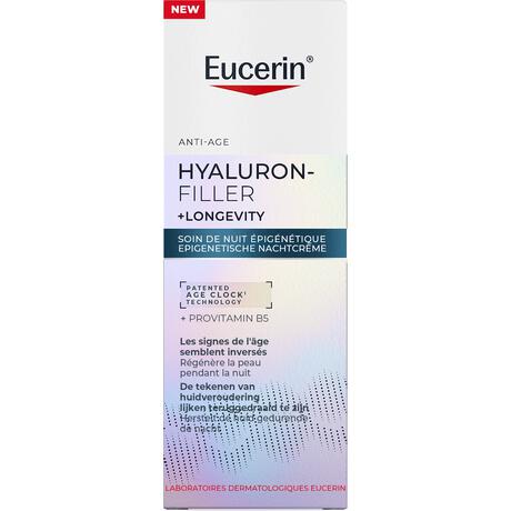 Eucerin Hyaluron-Filler + Longevity Epigenetisch Anti-Age Nachtcrème 50 ML