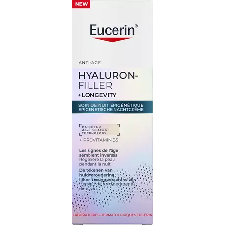Eucerin Hyaluron-Filler + Longevity Epigenetisch Anti-Age Nachtcrème 50 ML