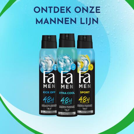 Fa Men Extreme Cool Deodorant Spray 150 ML