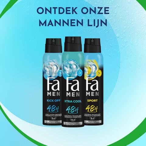 Fa Men Extreme Cool Deodorant Spray 150 ML