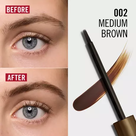 Rimmel Wonder'Bond Brow Filler Peel-Off Tint 002 Medium Brown - Langhoudende Brow Gel 7,7 ml