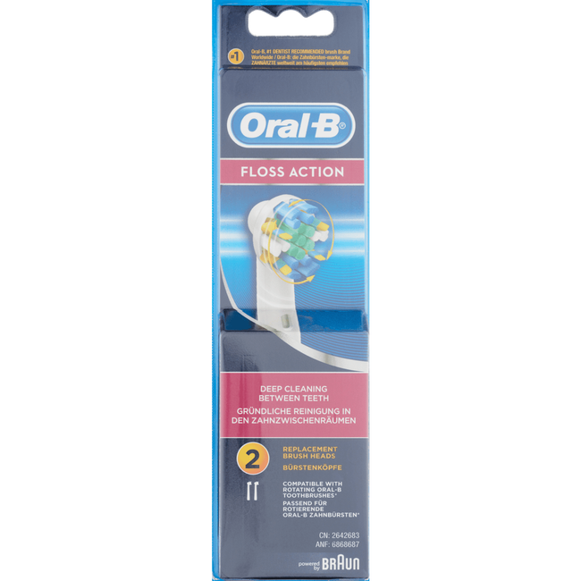 Oral-B Floss Action Elektrische Tandenborstel Opzetborstels