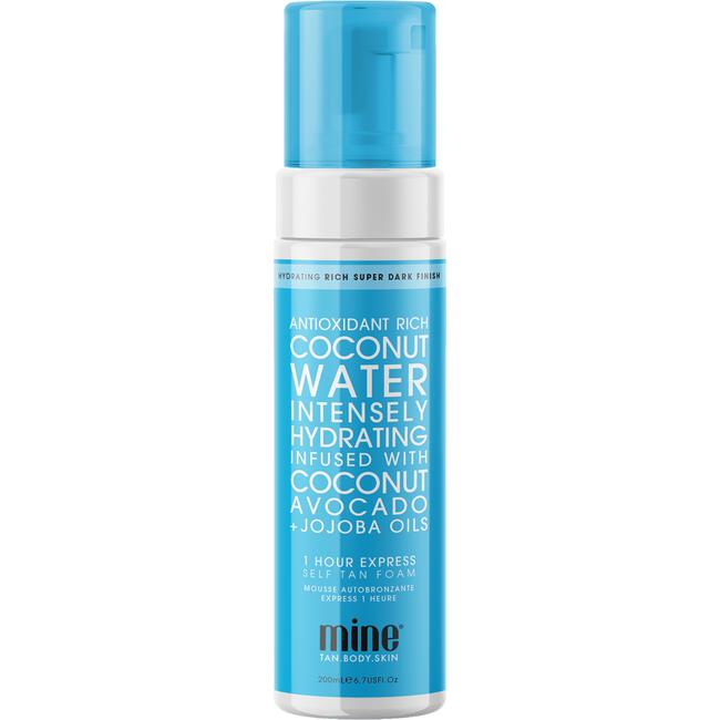 Minetan coconut water self tan foam