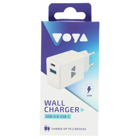 Voya 2-Poorts Wandlader 1 Stuks