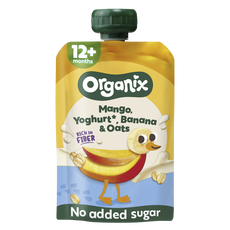 Organix Bio Nutri Fiber Mango Yoghurt Banaan Haver 12+ Maanden 100 gram