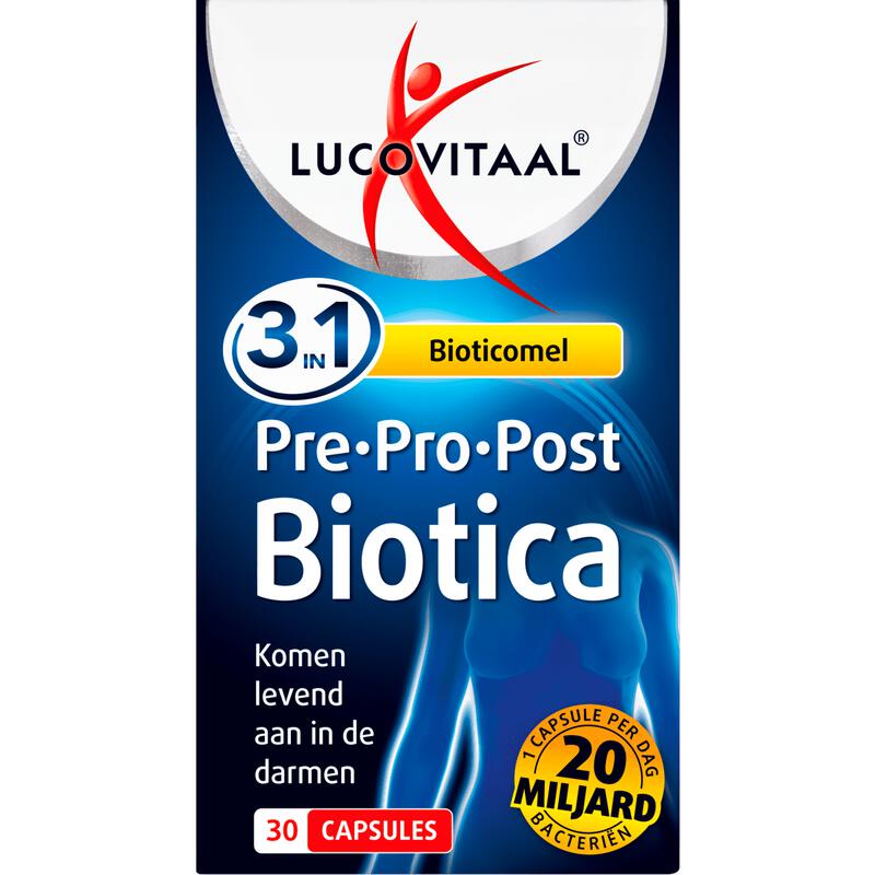 Lucovitaal Pre-Pro-Post Biotica Capsules 30 stuks
