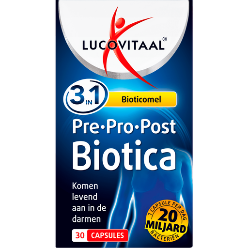 Lucovitaal Pre-Pro-Post Biotica Capsules 30 stuks