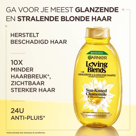 Garnier Loving Blends Sun-Kissed Chamomile & Bloemenhoning Shampoo 300 ML