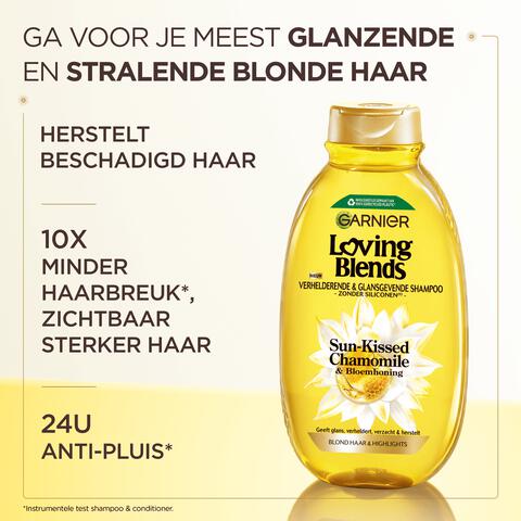 Garnier Loving Blends Sun-Kissed Chamomile & Bloemenhoning Shampoo 300 ML